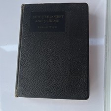 New Testament and Psalms Large Type Red Letter Edition Christianity picture