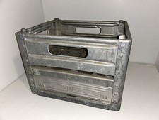 Vintage Arden Farms Aluminum Milk Crate picture
