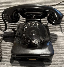 Seimans & Halske Modell 36 Vintage Bakelite Telephone Fg.tist.166ba Original Crd picture