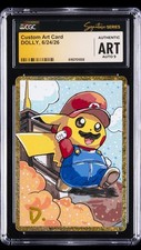 2026 CUSTOM ART CARD AUTHENTIC ART AUTO 9 DOLLY CGC AUTHENTIC picture