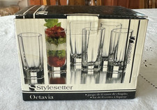 Shot Glass/Dessert Cups New Set of 6: Stylesetter Octavia Clear 2oz 3 3/8
