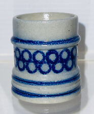 Vintage Merkelbach Salzglasur Goebel  Stoneware Shot Glass/ Toothpick Holder 2” picture