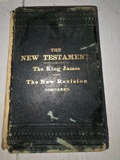 1881 New Testament Revision Old And New Compared By S.L Marrow Bible picture