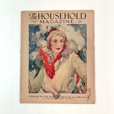 Household Magazine February 1932 Vintage Art Deco Cover William Dudley Pelley picture