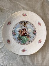 Vintage Valentines Day Plate by Royal Doulton 8.25