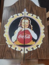  Vintage Coca Cola Dartboard In Cabinet picture