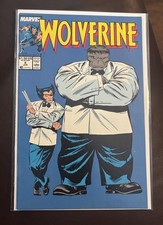 Wolverine 8 1989 Hulk Cover VF First Ongoing Series First Print picture
