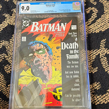 Batman #428 CGC 9.0 (1988) White Pages A Death in the Family Very Hot picture