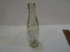 Vintage 1960s  Clear Glass Coca Cola  bottle  From Isreal   Good Condition picture