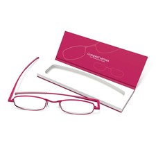 Compact Lenses Flat Folding-Reading Glasses-Berry +2.5, Pink picture