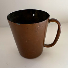 Vintage Copper Tavern Pub Mug England Official Measurement Mug One Pint Rustic picture