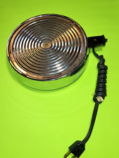 RETRO WEST BEND Heat-Rite Electric Warming Plate MCM Chrome  115W/120V w/cord picture