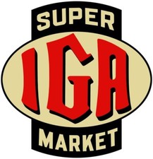 Super IGA Market, Grocery Store NEW Sign: 28