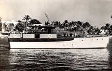 RPPC Boat Yacht Ship Real Photo Postcard  picture