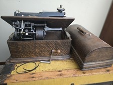 Antique Edison Home Phonograph Model D Working Motor Case Crank Model C Repro picture