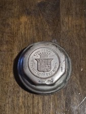 VINTAGE 1920'S CADILLAC STANDARD OF THE WORLD BRASS WHEEL GREASE Cap HUB CAP picture