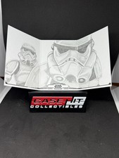 Topps Star Wars Black And White-StormTroopers Triptych Sketch Kevin Cleveland H7 picture