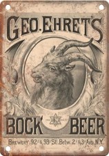 GEO. Ehret's Vintage Bock Beer Reproduction Metal Sign E426 picture