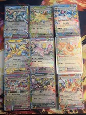 Pokemon 9 Card Eevee-lutions EX Complete Set NM SV: Prismatic Evolutions English picture