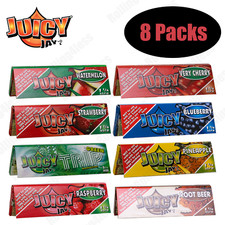 Juicy Jay's 1 1/4 Flavored Rolling Papers Combo A - 8 Packs (256 Leaves) picture