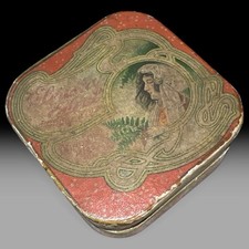 Antique SUPER RARE L.T. Piver Miro-Dena Face Powder Box ~1905 Art Nouveau picture
