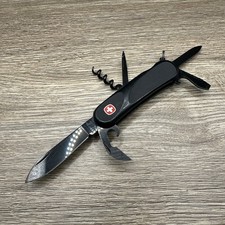 Wenger Blackout 10.P2 Folding Folder Black Swiss Army Knife picture
