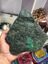 1.2KG Natural Jade Nephrite Raw Stone Unpolished Bulk Lot for Crystal Healing picture