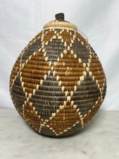 Handmade Zulu Beer Basket | Authentic African Craft KwaZulu-Natal 12