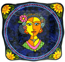 Cocinaware Talavera Tia Lety's Melamine Round Side Plate 11