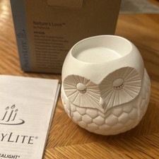 BRAND NEW PartyLite Nature’s Love BABY OWL Tealight Holder P91628 picture