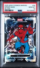 2025 KAKAWOW COSMOS MARVEL SPIDER-MAN SILVER #96 PSA 10 picture