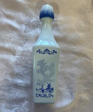 Vandermint Minted Chocolate Liqueur Decanter Delft Blue Windmills EMPTY  picture