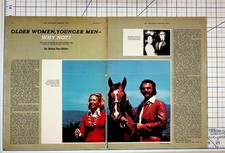 1971 Saturday Evening Post Magazine Article: Older Women, Younger Men Burt picture