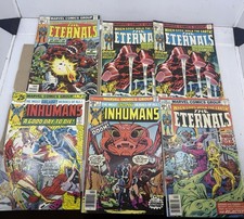 6 Bronze Age marvel the Inhumans /eternals comic book Lot picture