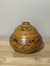 Rare Mexican Ceramic Loaded Vessel Pottery Bowl picture