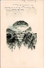 Old Faithful Garden Display St Josephs Convent Elizabeth Vintage Postcard 5P18-6 picture