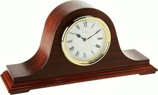 Bulova B1929 Annette Chiming Mantel Clock Mahogany Westminster Melody Battery picture
