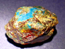 Impressive Natural Dominican Clear Deep Blue Amber Rough Specimen 41mm 20g picture