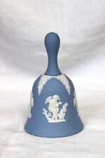 Vintage Wedgwood Blue and White Jasperware Table Bell - Cherubs picture