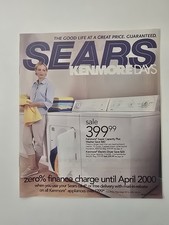 Sears 1999 Kenmore Days Washer Dryer Appliance Circular Catalog 40 Pages Levis picture