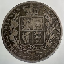 1844 Victoria Half-Crown Silver Coin | Collectable Grade picture