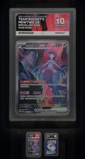 Pokemon Team Rocket's Mewtwo ex 268/222 SAR Chasing Glory Together - ACE Graded picture