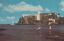 Naniloa Surf - Hawaii Vintage Postcard picture