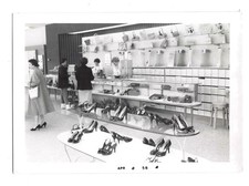 Vintage Vernacular Snapshot 1958 Ladies Department Store Shoes Handbags picture