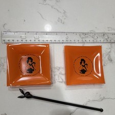 Vintage Phoenix Arizona Playboy Club Ashtrays & Bunny Drink Stirrer picture