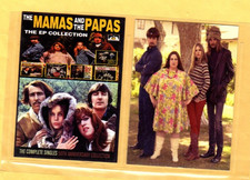 THE MAMAS AND THE PAPAS     CUSTOM   NOVELTY TRADING CARD 2 CARDS picture