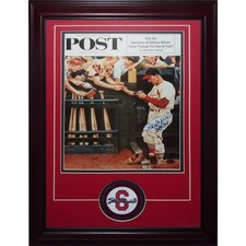 Stan Musial Autographed St. Louis Cardinals (Saturday Evening Post) Deluxe Frame picture