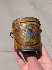 Vintage Pallas Peanut Butter Tin Pal Bucket Ridenour Baker Grocery Co Kansas MO picture