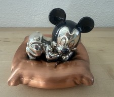 Rare Vtg D'Argenta Disney Baby Mickey Mouse Sleeping on Pillow Figurine 1996  picture