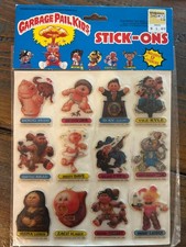 Vintage 1985 Garbage Pail Kids Stick on Pictures picture